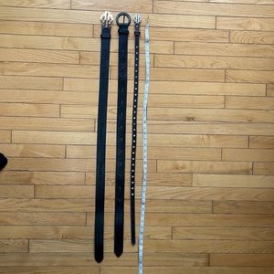 3 woman’s Harley-Davidson belts. All medium. Very good condition. Smoke free